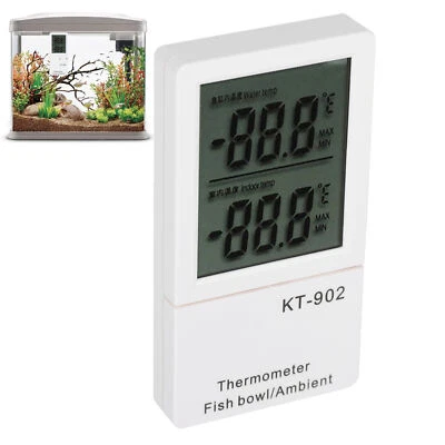 New LED Digital Aquarium Thermometer High Accuracy Temperature Monitoring Fo Niu - Image 1 of 4