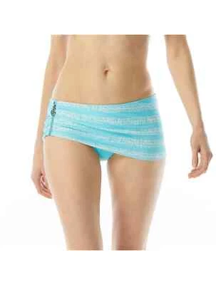 Parte inferior de bikini hipster con falda MICHAEL Kors color Kyoto rayas talla xs nuevo Foto 1 de 2