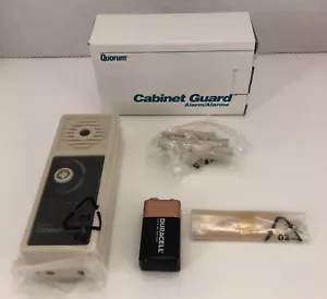 Quorum cabinet guard alarm with keys, great to lockup Meds or liquor New In Box! - Picture 1 of 12