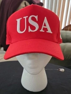 OFFICIAL Cali-Fame USA 45 MAGA Trump Red Made In America Trucker Hat One Size - Bild 1 von 10