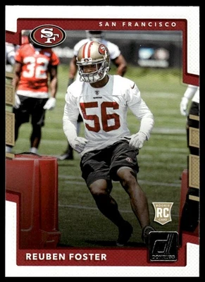 2017 Donruss #382 Reuben Foster [GOATCARDS] - Image 1 of 2