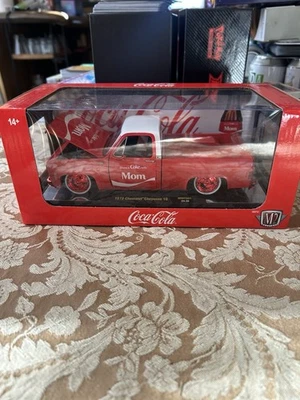 M2 1973 Chevrolet Cheyenne10 Coca-Cola Mom Square Body Truck Chase 1 of 750 1:24 - Image 1 of 4