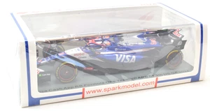 Spark Visa Cash App RB - Liam Lawson - 2024 US GP 1:43 Diecast F1 Car S9558 - Picture 1 of 3