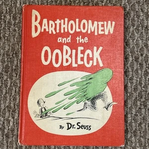1949 DR. SEUSS “BARTHOLOMEW AND THE OOBLECK” VINTAGE Collectible Hardcover - Picture 1 of 16