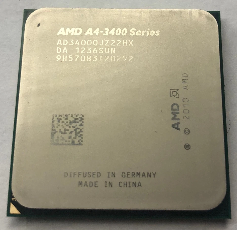 AMD A4-Series A4-3400 Desktop CPU Processor- AD3400OJZ22HX - Image 1 of 1