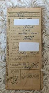 BSA 10hp 1935 Paper Ephemera RF60 Buff Logbook Memorabilia Log Book Document - Picture 1 of 1