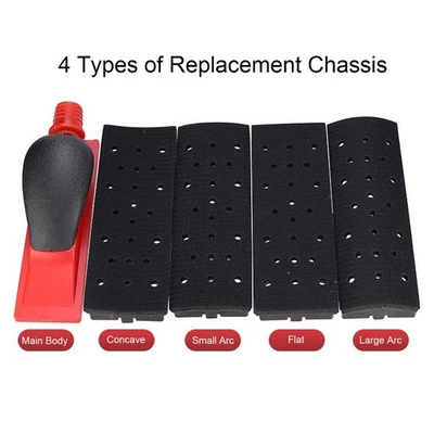 Sanding Block Hand Sander Adjustable Air Intake Dust Extraction Sanding Grinding - Image 1 of 4