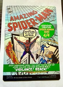 2025 Magic The Gathering Spider-Man The Amazing Spider-Man Peter Parker M 0232 - Picture 1 of 2