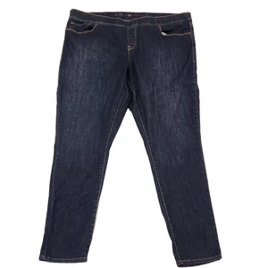Levis Jeans Damen 22 W M Dunkelblau Pull On Skinny Shaping High Rise Stretch - Bild 1 von 12