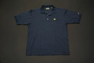 The Masters Augusta National Golf Polo Shirt Men's Large L Navy Blue 5725VT - Picture 1 of 4