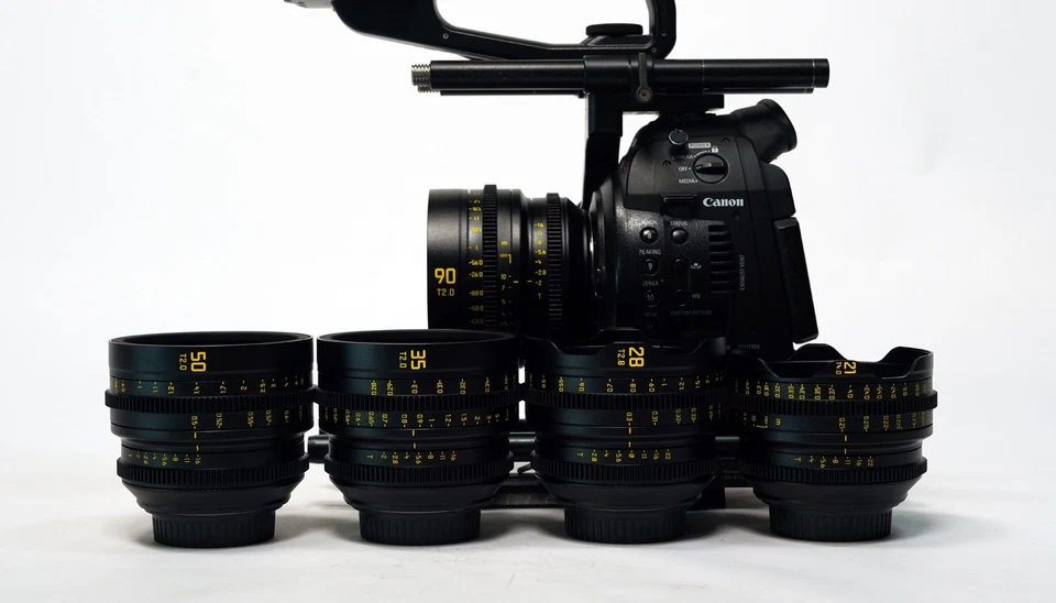cine modification for Leica R set 21mm 24mm 28mm 35mm 50mm 80mm 90mm EF/PL/LPL - Image 1 of 4