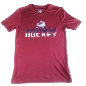 Colorado Avalanche Moisture Wicking T-Shirt Medium 10/12 Youth - Picture 1 of 6