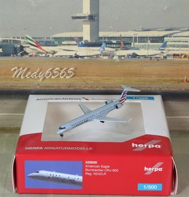 Herpa Wings American Eagle CRJ-900 (NG) "VERY RARE" 1/500 - Image 1 of 3