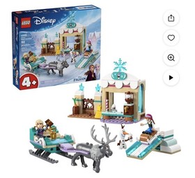 LEGO Disney Frozen Anna's Sleigh Adventure Building Toy Set 