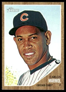 2011 Topps Heritage #446 Carlos Marmol Short Print - Picture 1 of 2