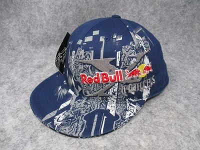 Gorra ajustada Red Bull X Fighters para hombre 7 1/4 azul gris zorro gráfico bordado Foto 1 de 4