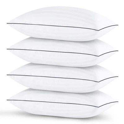 GOHOME Pillows Standard Size Set of 4 - Bed Pillows for Sleeping 4 Pack, Cooling - Image 1 of 4