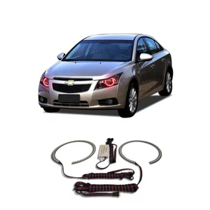 Kit de halo de faros de ojo de ángel rojo brillante para Chevrolet Cruze 11-15 - Imagen 1 de 2