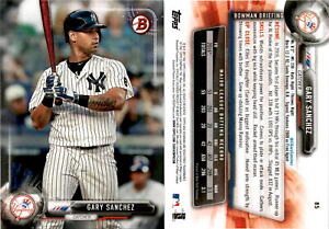 Gary Sanchez 2017 Bowman Baseball Card 85  New York Yankees