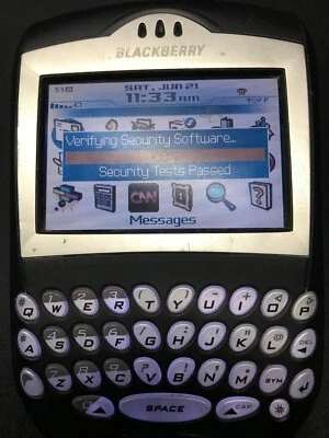 BlackBerry 7250 - Black (Verizon) Smartphone AS-IS - Image 1 of 4