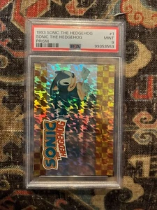 Sonic The Hedgehog 1993 Topps PRISM PSA 9 como nuevo - Imagen 1 de 1