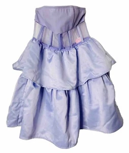 Collective The Label Mini-Oberteil Kleid 6P kokett durchsichtig lila abgestufter Feecore - Bild 1 von 14