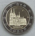 2 Euro Gedenkmünze Deutschland F 2011 Kölner Dom unz.
