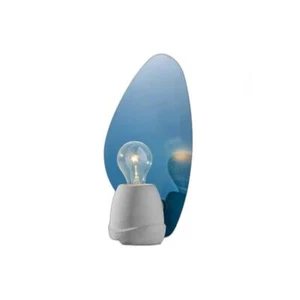 HOMEROOTS Table Lamp 12.75? Standard Light Bulb Bedside w/ Metal Shade White - Picture 1 of 4