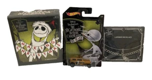 NUOVO Disney Nightmare Before Christmas Hot Wheel gioco di carte collana a strati LOTTO - Foto 1 di 7