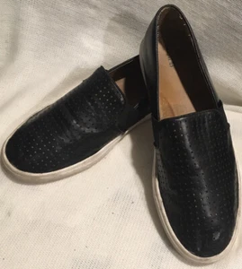 Zapatillas sin cordones de cuero sintético negras para mujer 10M #302473870989 - Imagen 1 de 11