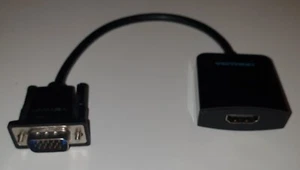 VENTION VGA-auf-HDMI-Adapter / VGA-Konverter mit Audio- und Ladebuchse - Bild 1 von 2