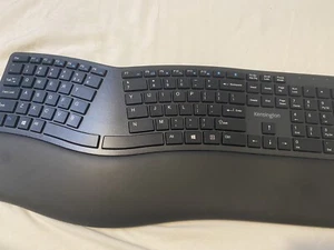 Kensington Pro Fit Ergonomic Wireless Keyboard ONLY Black - Picture 1 of 6
