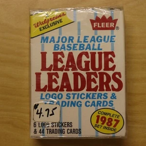 1987 Fleer Baseball Boxed set (League Leaders) - Picture 1 of 2