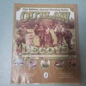Vintage 11th edition Outlaw Decoy Catalog Snow Goose Mallard Turkey Decoys - Picture 1 of 5