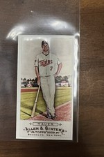 2009 JOE MAUER Topps Allen & Ginter's Mini No Number SP  8/50