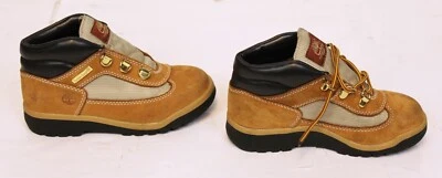 Timberland Zapatos de Bebé Talla 12 Cuero Tostado Botas de Senderismo Malla Gamuza Caminar Antideslizantes Foto 1 de 4