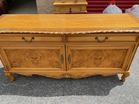 French Style Louis XV Art Deco Sideboard Buffet Custom made Cabinet Cover