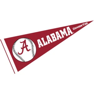 Alabama Crimson Tide 12 in X 30 in Baseball Pennant - Picture 1 of 1