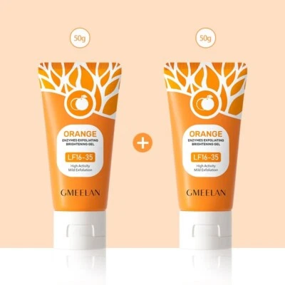 2x GMEELAN Orange Exfoliating Whitening Gel Scrub Brightening Skin Face Body 50g - Image 1 of 4