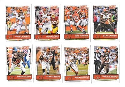 2016 SCORE NFL FOOTBALL CLEVELAND BROWNS TEAM SET (16),6 RC'S,MANZIEL,JOHNSON - Image 1 of 2