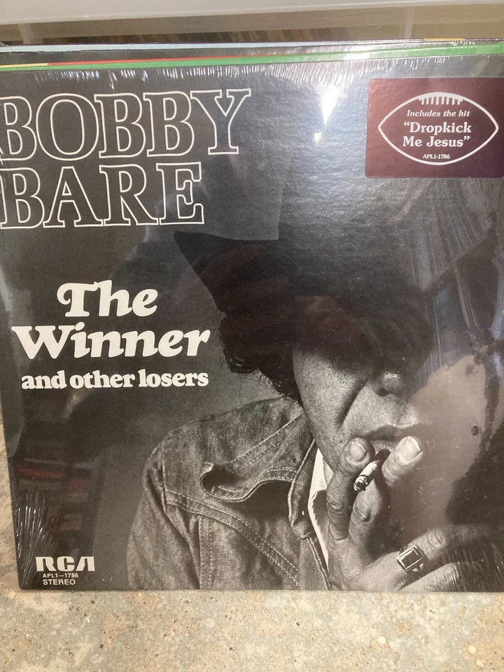 BOBBY BARE THE WINNER AND OTHER LOSERS 1976 LP, APL1-1786, NEW AND SEALED - Image 1 of 1