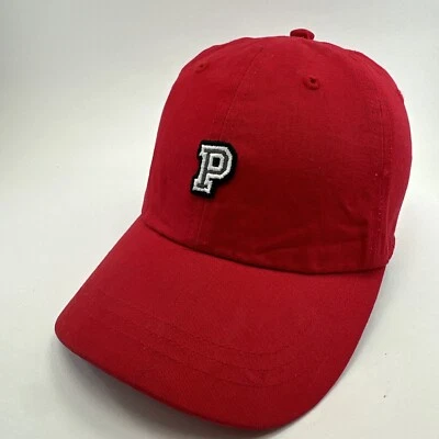 Victoria's Secret VS 粉色棒球帽白色 P 标志亮红色背带 — 第 1/4 张图片