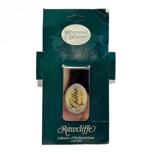 Rawcliffe Gilbro Since 1973 Metal Money Clip 2002 Silver Tone Encore Group Decal - Picture 1 of 7