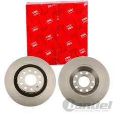 2X TRW BREMSSCHEIBEN 300mm BELÜFTET HINTEN PASSEND FÜR AUDI A4 DF6005