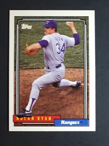 1992 Topps Baseball #1 Nolan Ryan Texas Rangers *NRMT/MINT* *HOF*