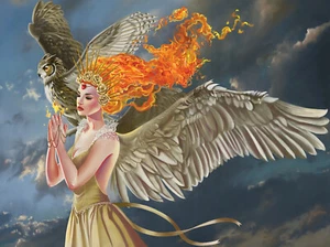 SPIRIT OF FLAME von Nene Thomas - SunsOut 1000-teiliges FANTASY-Puzzle - NEU - Bild 1 von 1