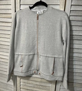 Damen BMW Full Zip Jacke Pullover Größe S Small Grau Baumwolle - Bild 1 von 4