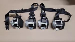 FORD FIESTA MK8 2017-2019 5 DOOR USED GENUINE FRONT & REAR SEAT BELTS SET OF 4 - Picture 1 of 5