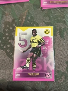 1x Julio Cesar /99 BVB Borussia Dortmund Topps héroes en negro amarillo 22/23 - Imagen 1 de 3