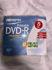 Memorex DVD+R 5-pak 8X 4,7GB nagrywanie 120 min wideo - nowy zapieczętowany